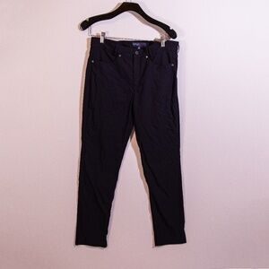 Lohla Sport Women's Stretch Mid Rise Skinny Ankle Golf Leisure Pants Black 10